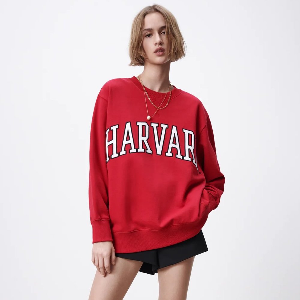 Zara Harvard University Sweatshirt